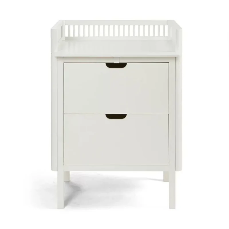 Sebra Wickelkommode mit Schubladen Classic White