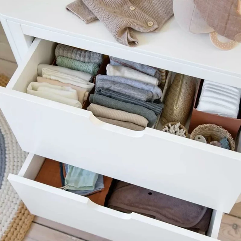 Sebra Wickelkommode mit Schubladen Classic White