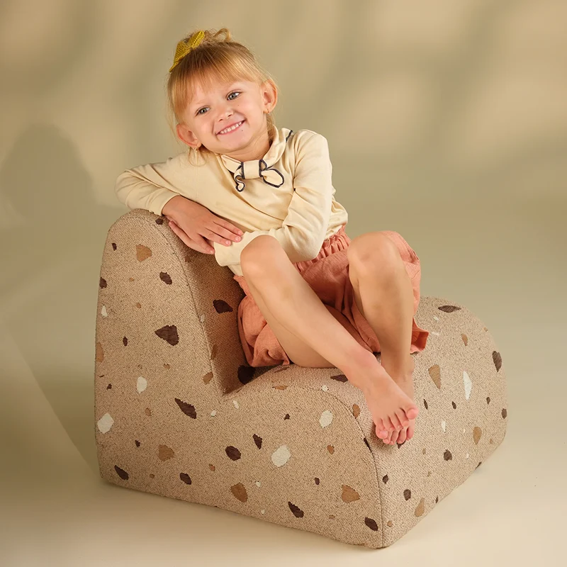 Wigiwama Kindersessel 'Terrazzo Cloud Chair' Sand