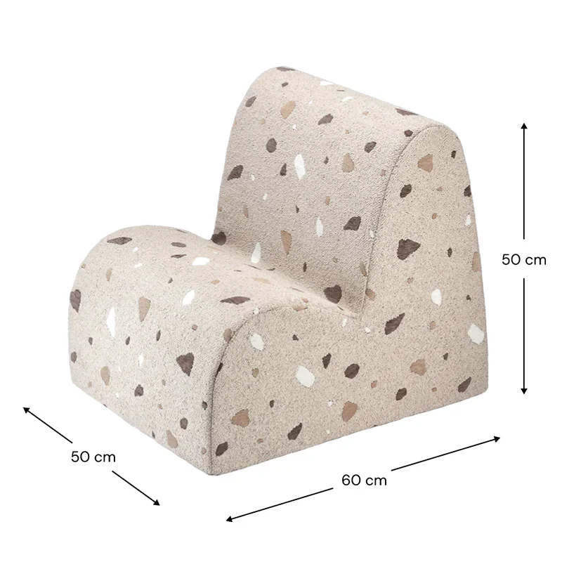 Wigiwama Kindersessel 'Terrazzo Cloud Chair' Sand