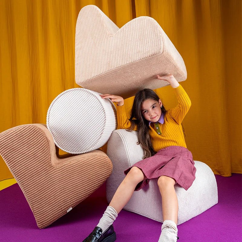 Wigiwama Kindersessel 'Cloud Chair' Brown Sugar