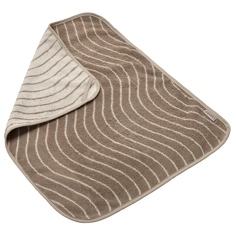 Leander Matty Topper Bio-Baumwolle 'Woodland' für Wickelkissen Cappuccino