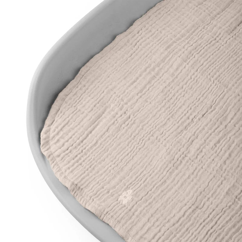 Sebra Musselin Wickelunterlage 2er-Set Jetty Beige