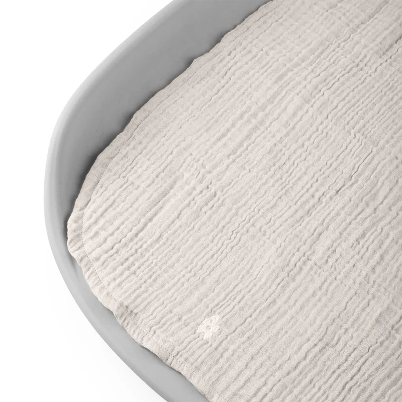 Sebra Musselin Wickelunterlage 2er-Set Birchbark Rose