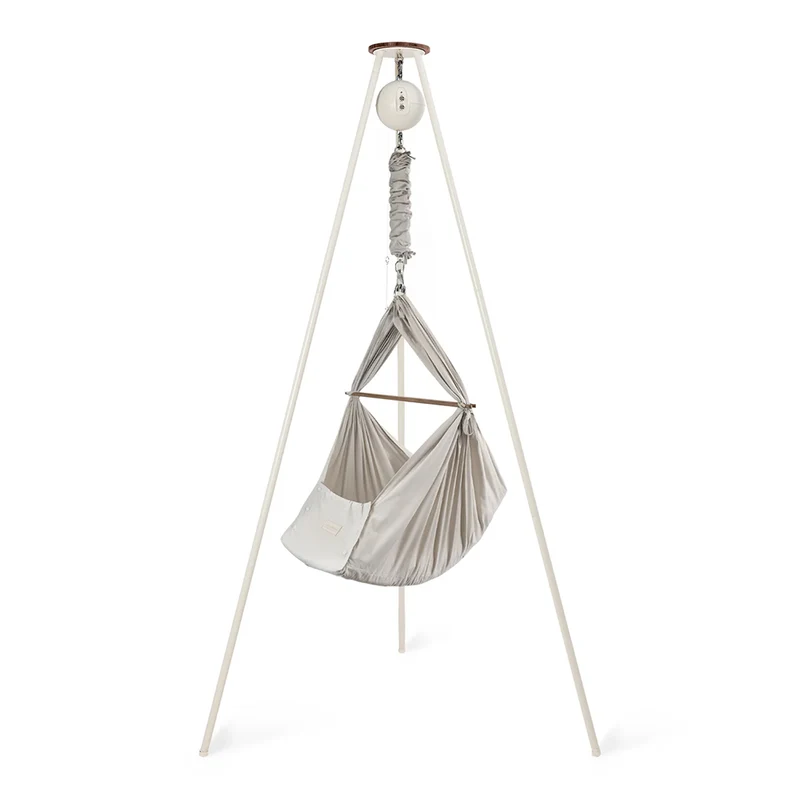 Moonboon Classic Bundle Connect Federwiege Weiss/Lunar Rock