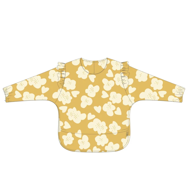 Ärmellätzchen “Merle Flower / Lemon yellow"