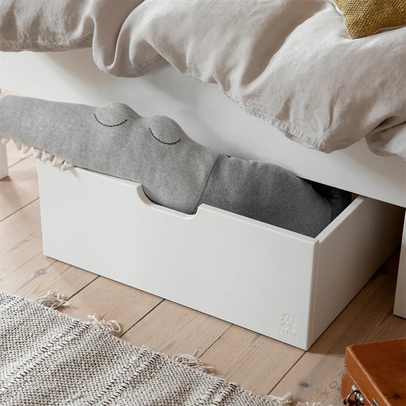 Sebra Bettschublade für Baby und Junior Bett Classic White