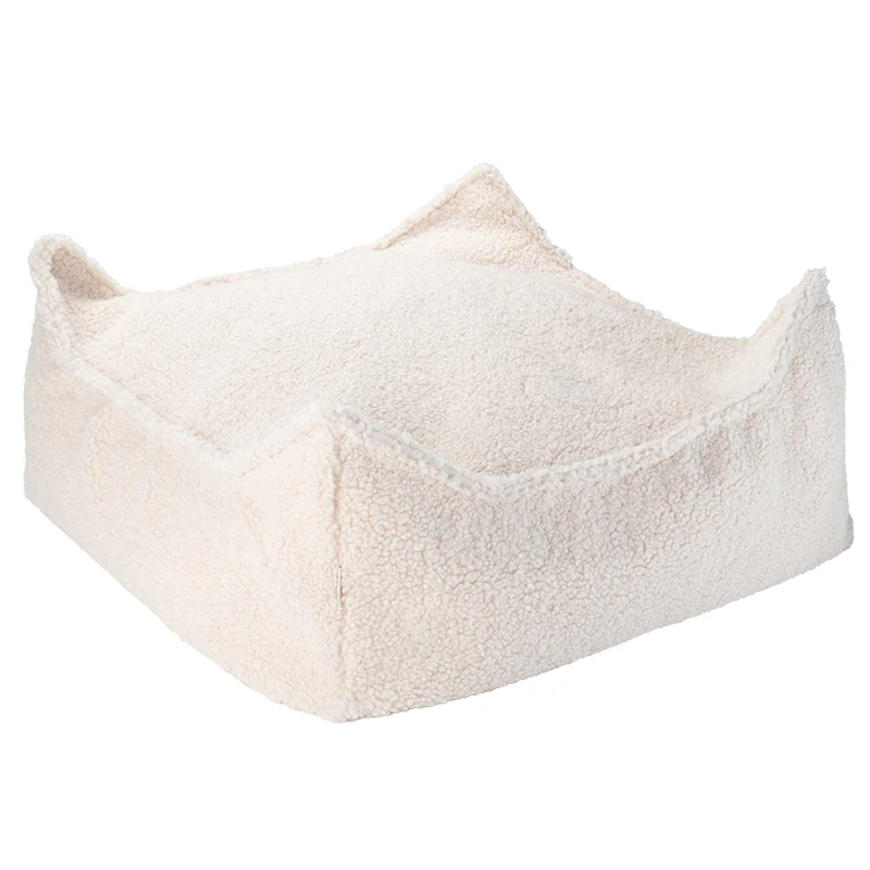 Wigiwama Quadratischer Ottoman Cream White