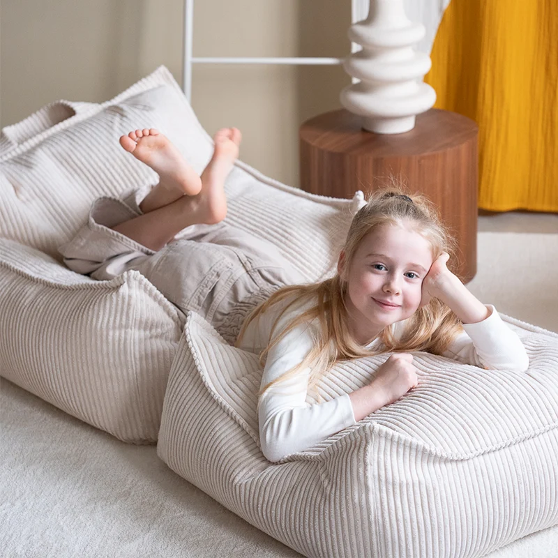 Wigiwama Quadratischer Ottoman Marshmallow