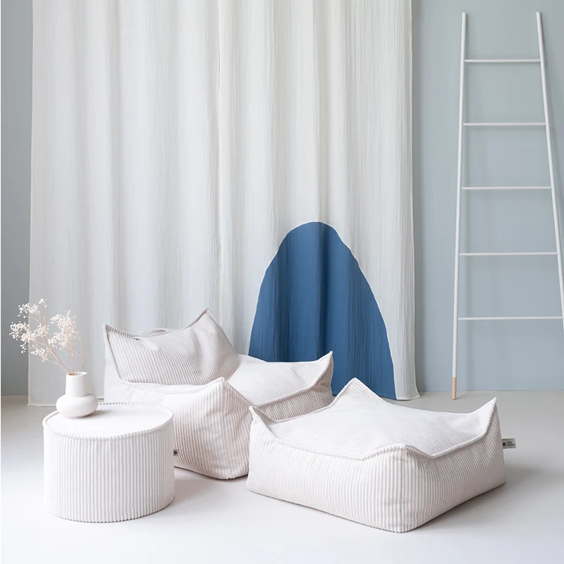 Wigiwama Quadratischer Ottoman Marshmallow