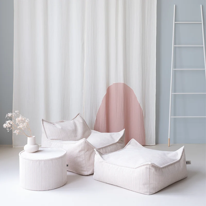 Wigiwama Quadratischer Ottoman Marshmallow