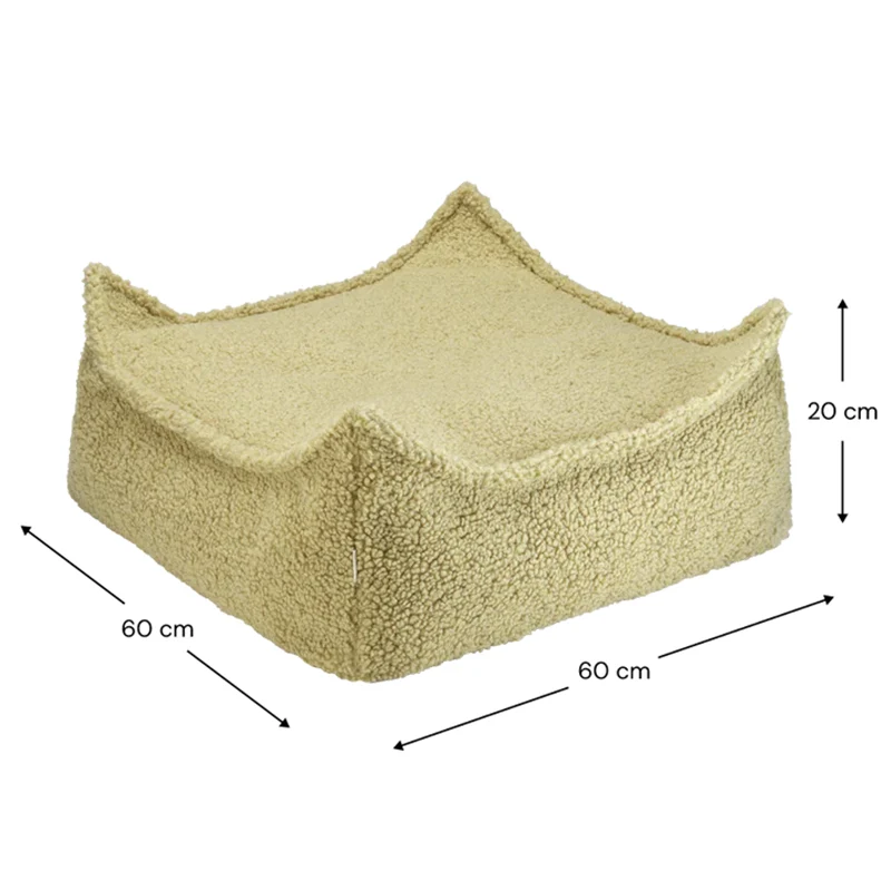 Wigiwama Quadratischer Ottoman Matcha