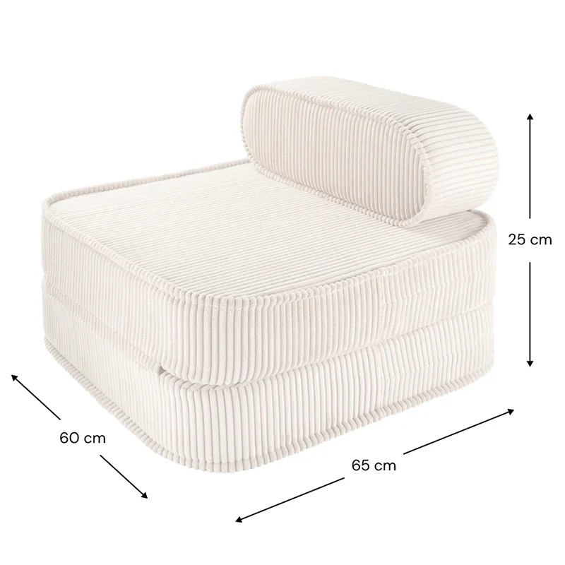 Wigiwama Aufklappbarer Kindersessel 'Flip Chair' Marshamllow