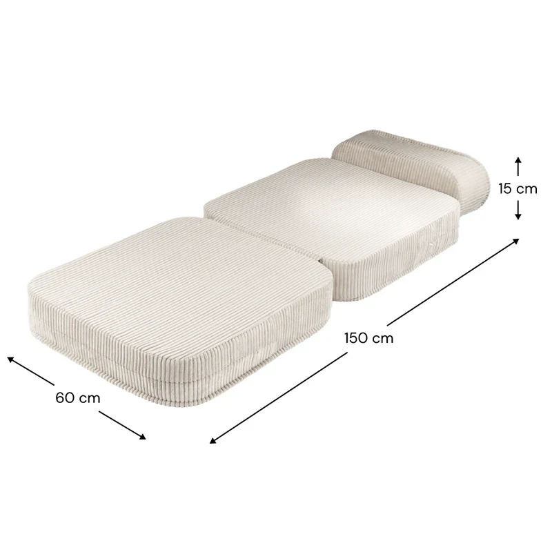 Wigiwama Aufklappbarer Kindersessel 'Flip Chair' Marshamllow