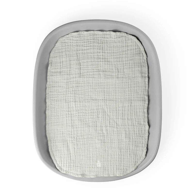 Sebra Musselin Wickelunterlage 2er-Set Mist Green