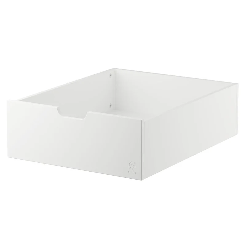Sebra Bettschublade für Baby und Junior Bett Weiss