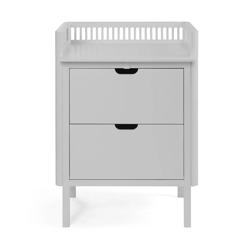 Sebra Wickelkommode mit Schubladen Stone Grey