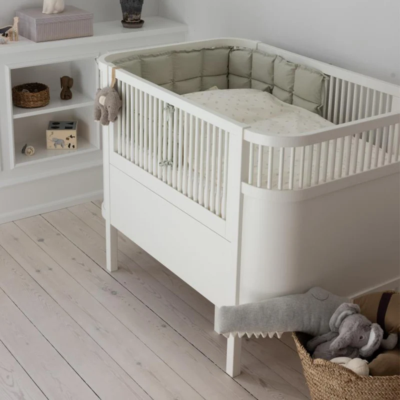 Sebra Bettnestchen halbe Länge 'Kapok' Mist Green