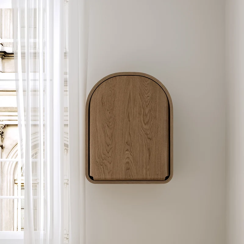 Kas Kopenhagen Wandwickeltisch 'Kai' Smoked Oak