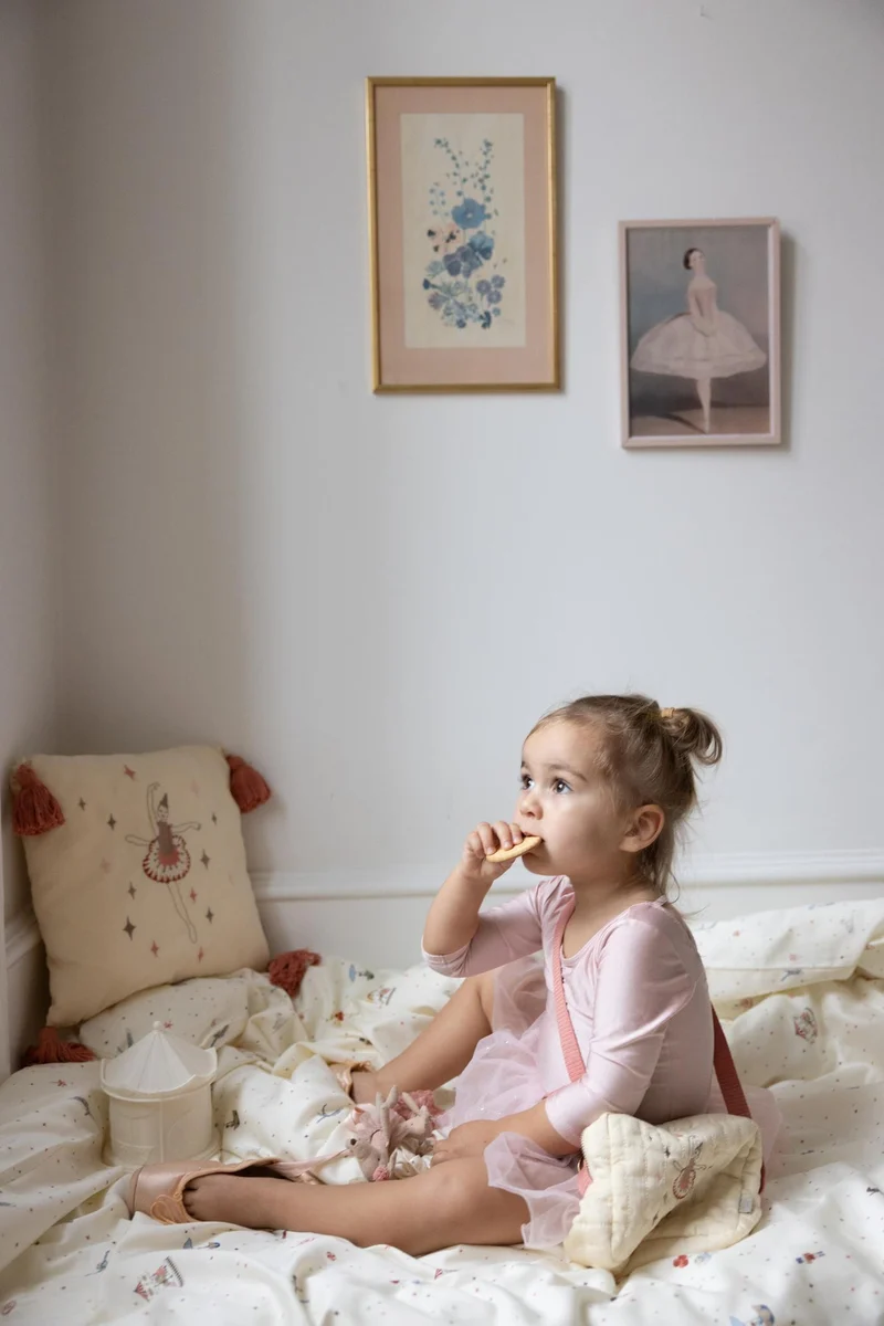 Kinder Besticktes Kissen "OCS - Ballerina"