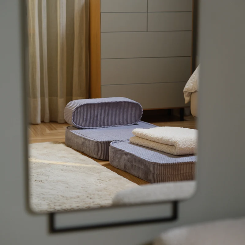 Wigiwama Aufklappbarer Kindersessel 'Flip Chair' Blueberry Blue