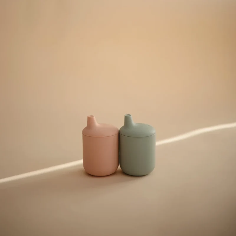 Mushie Trinkbecher ohne Henkel Blush