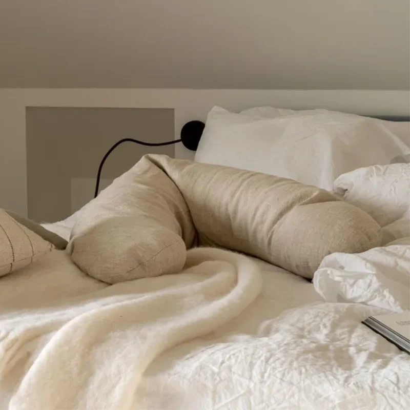 Quax Stillkissen aus Leinen XL Linen Natural