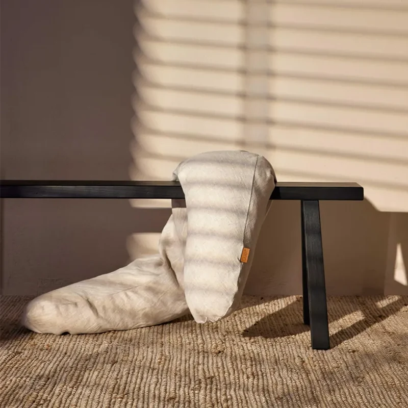 Quax Stillkissen aus Leinen XL Linen Natural