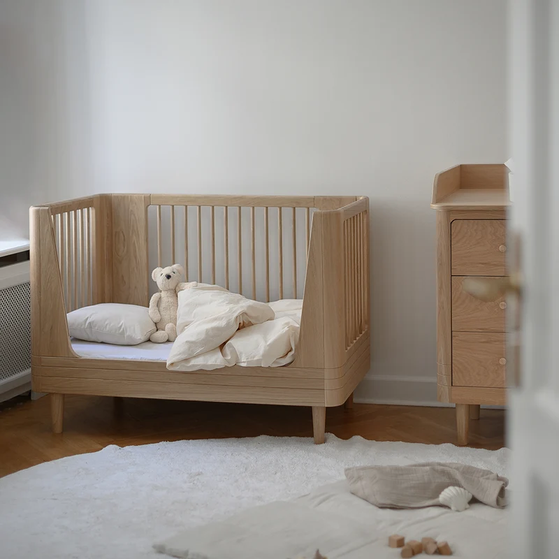 We Are Bitte Babybett 68 x 120 'Nature 2.0' Oak