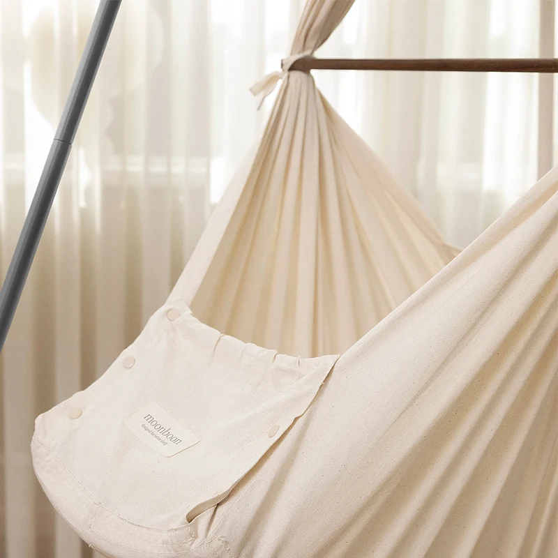 Moonboon Classic Bundle Connect Federwiege Dunkelgrau/Nature