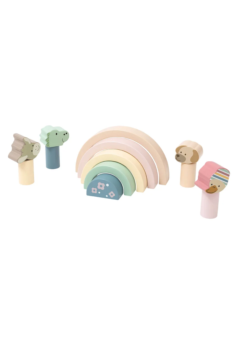 Holzbausteine Regenbogen