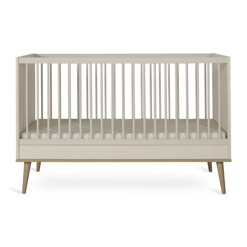 Quax Baby- und Kinderbett 70 x 140 'Flow' Clay