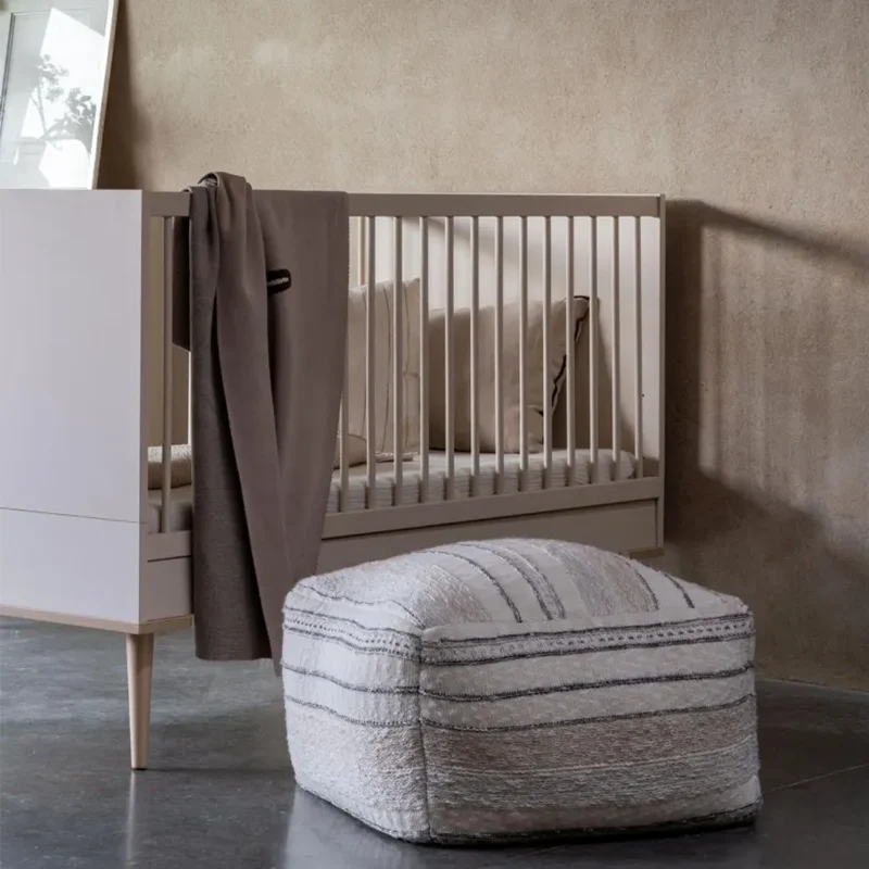 Quax Baby- und Kinderbett 70 x 140 'Flow' Clay