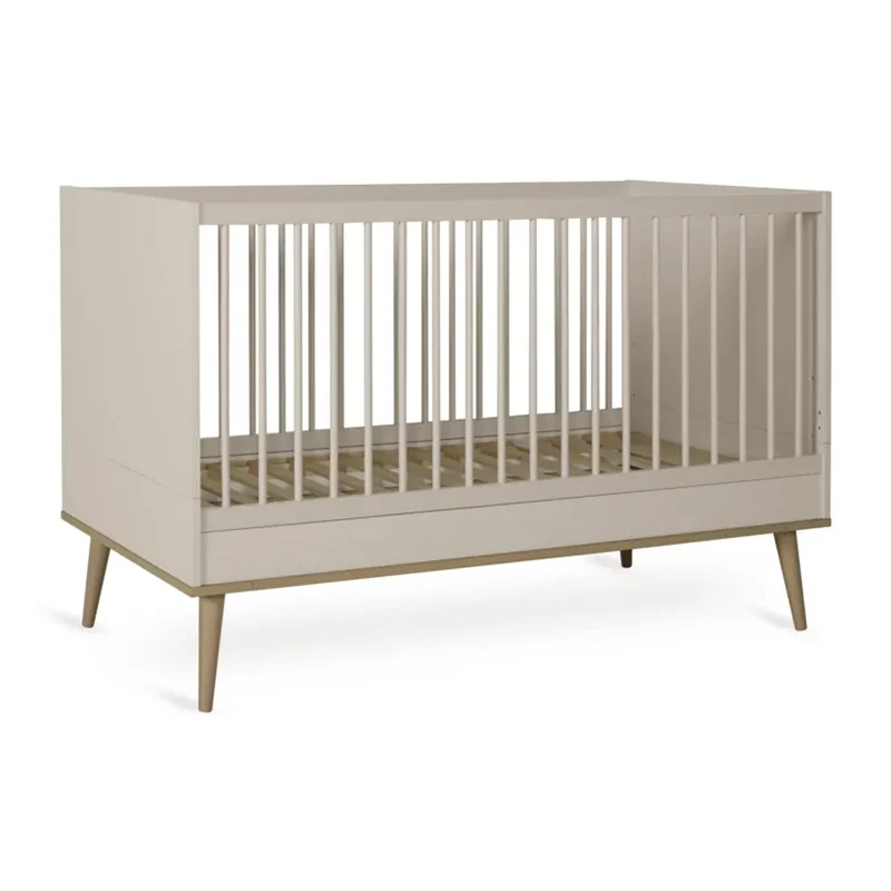 Quax Baby- und Kinderbett 70 x 140 'Flow' Clay