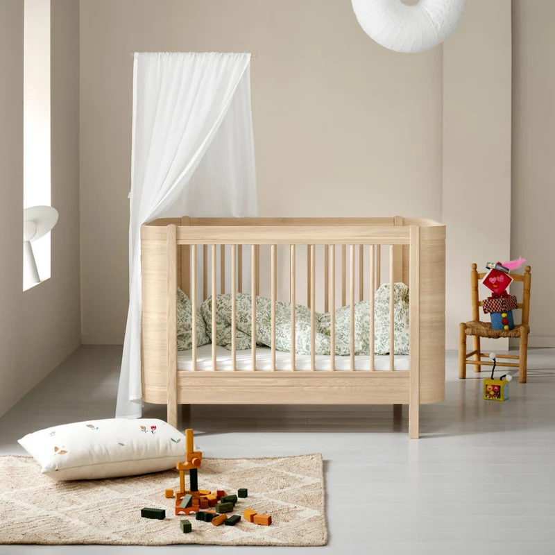 Oliver Furniture Wood Mini+ Babybett exkl. Umbauset Juniorbett Eiche