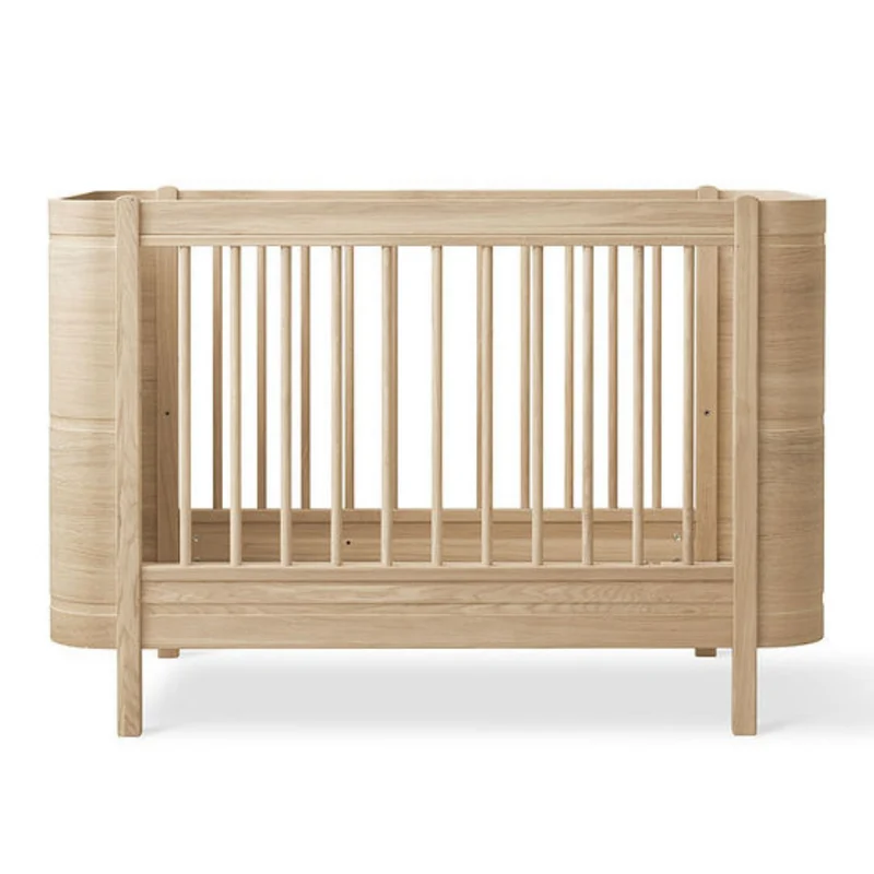 Oliver Furniture Wood Mini+ Babybett inkl. Umbauset Juniorbett Eiche
