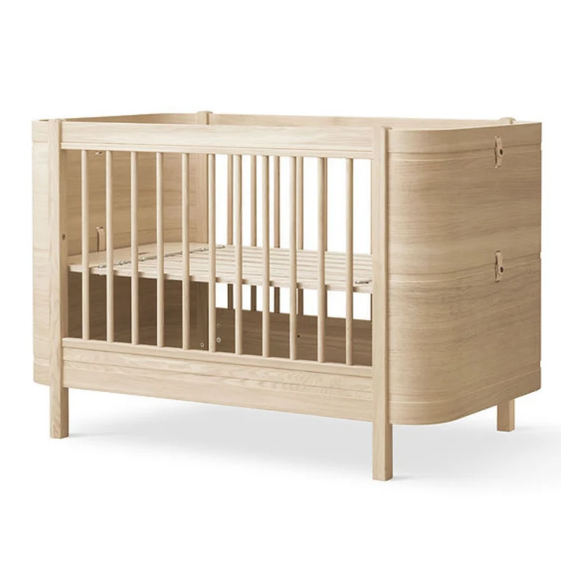Oliver Furniture Wood Mini+ Babybett inkl. Umbauset Juniorbett Eiche