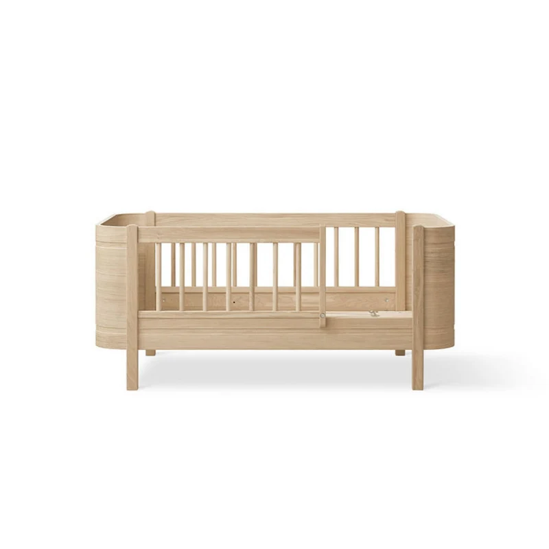 Oliver Furniture Wood Mini+ Babybett inkl. Umbauset Juniorbett Eiche