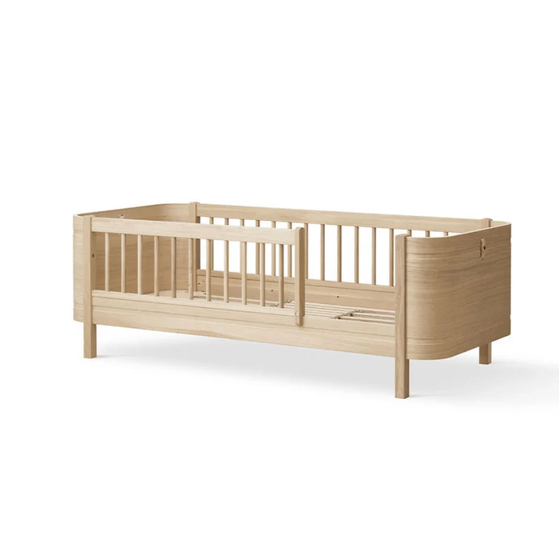 Oliver Furniture Wood Mini+ Babybett inkl. Umbauset Juniorbett Eiche