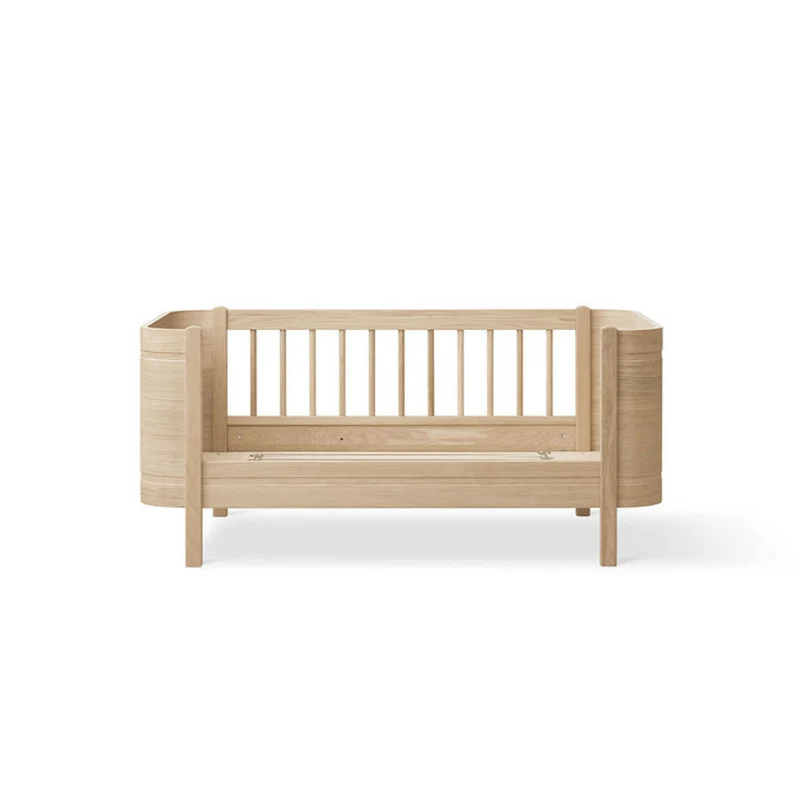 Oliver Furniture Wood Mini+ Babybett inkl. Umbauset Juniorbett Eiche