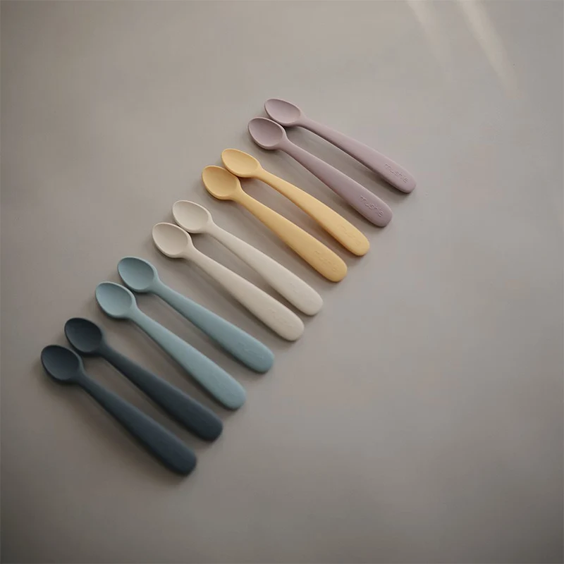 Mushie Baby Löffel 2er Set Ivory