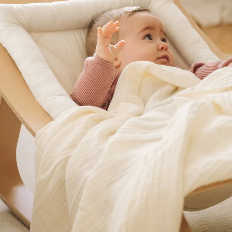 Petit Stellou Mulltuch Nooshi Blanket Milk