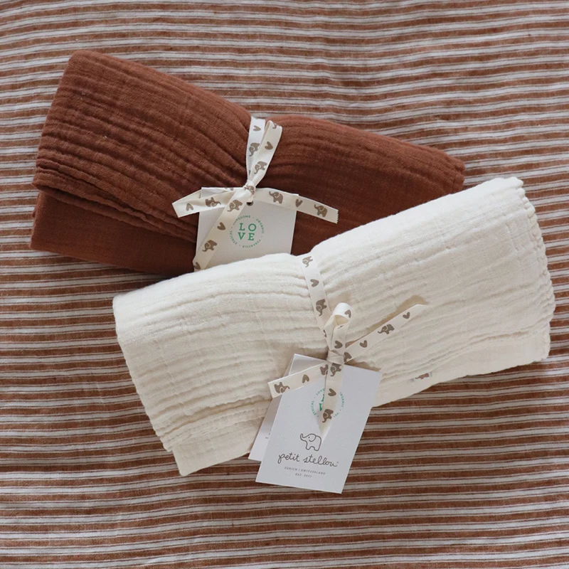Petit Stellou Mulltuch Nooshi Blanket Milk
