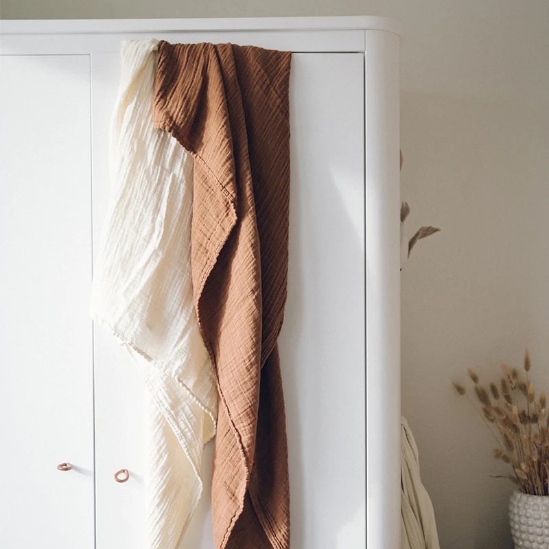 Petit Stellou Mulltuch Nooshi Blanket Milk