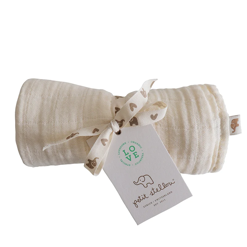 Petit Stellou Mulltuch Nooshi Cuddle Milk