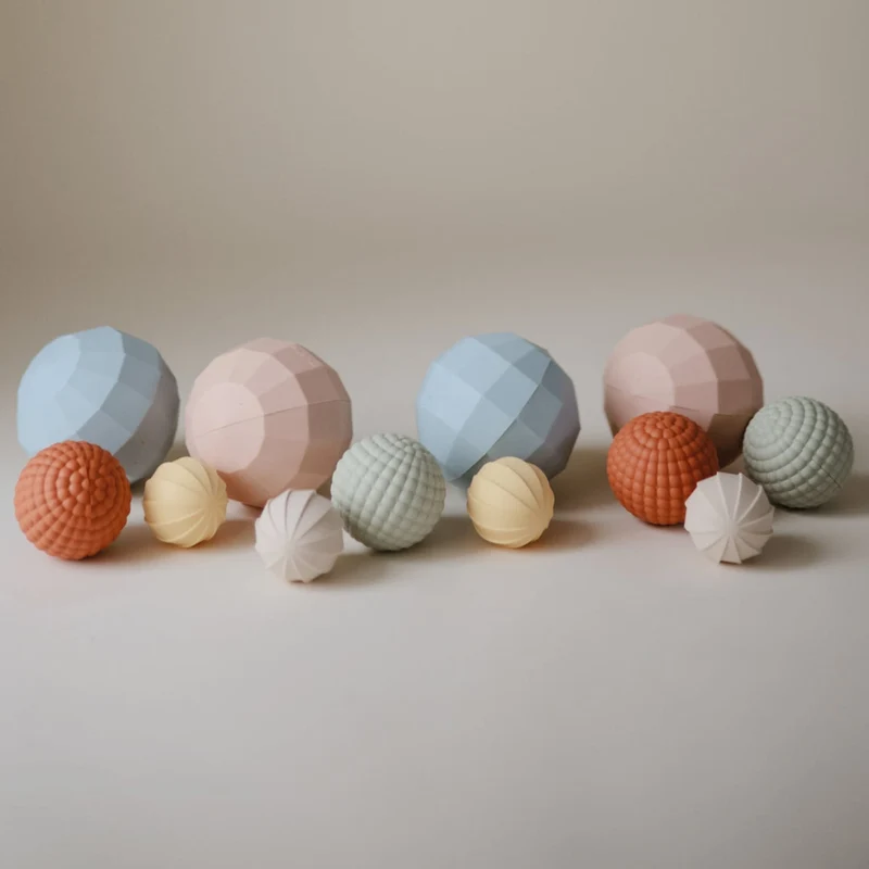 Nesting Spheres Sensorisches Spielzeug Blau
