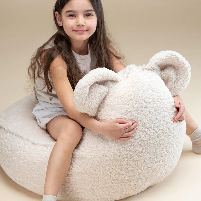 Wigiwama Sitzsack Bear Cream White