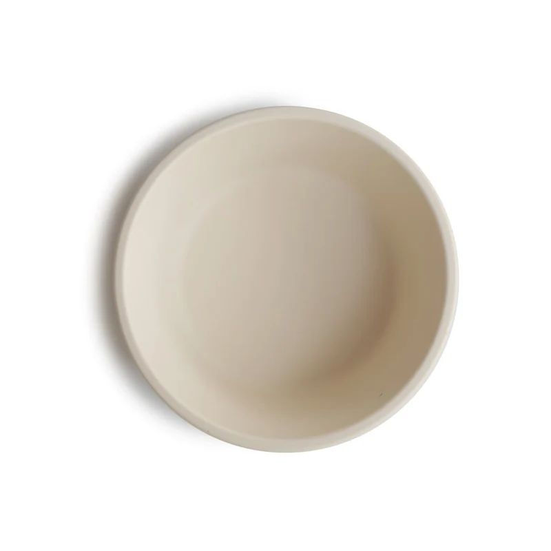 Mushie Silikon Schüssel mit Saugnapf Ivory