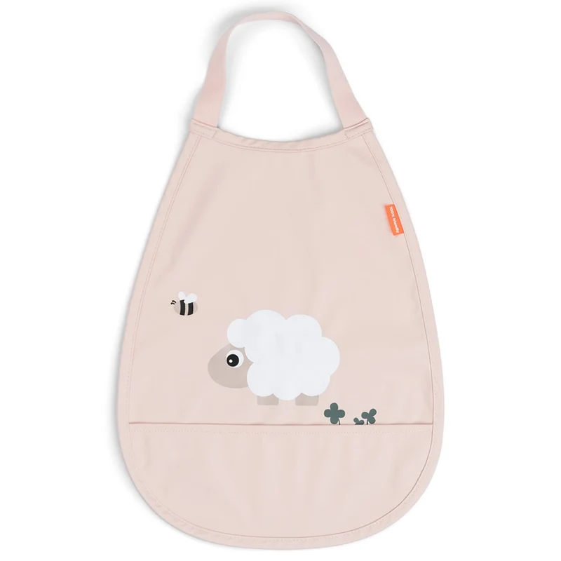 Pull-over Lätzchen "Tiny Farm - Powder"