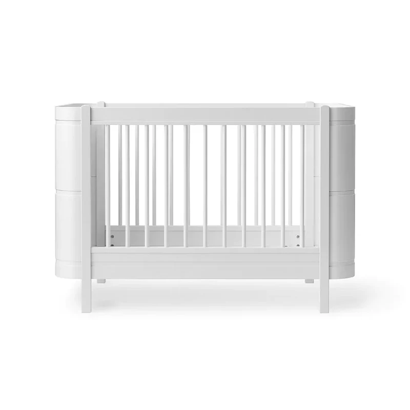Oliver Furniture Wood Mini+ Babybett exkl. Umbauset Juniorbett Weiss